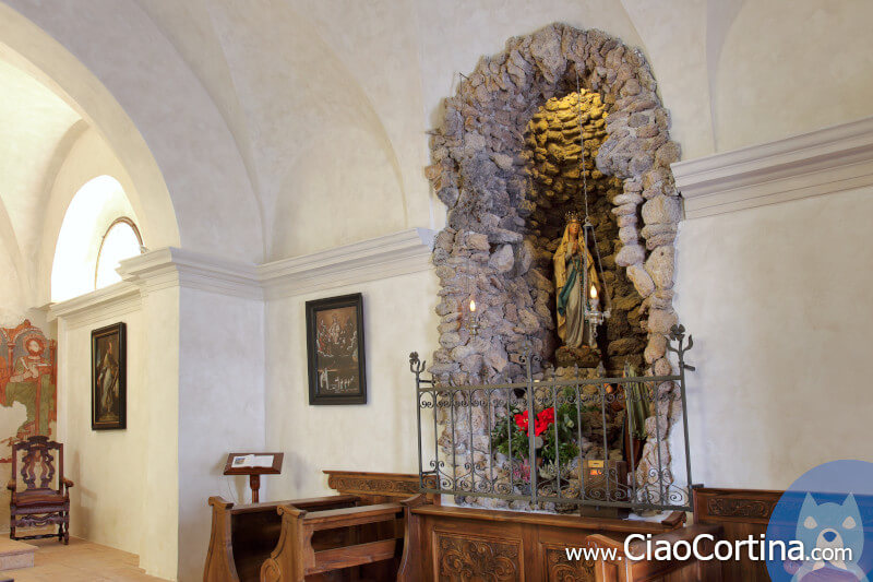 The grotto of Our Lady of Lourdes