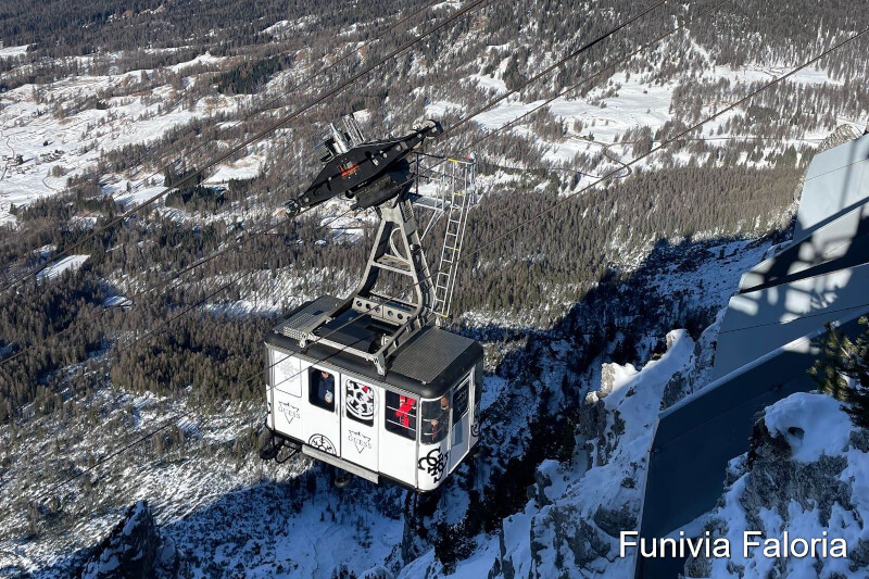 Panorama from the top of Mount Faloria in Cortina