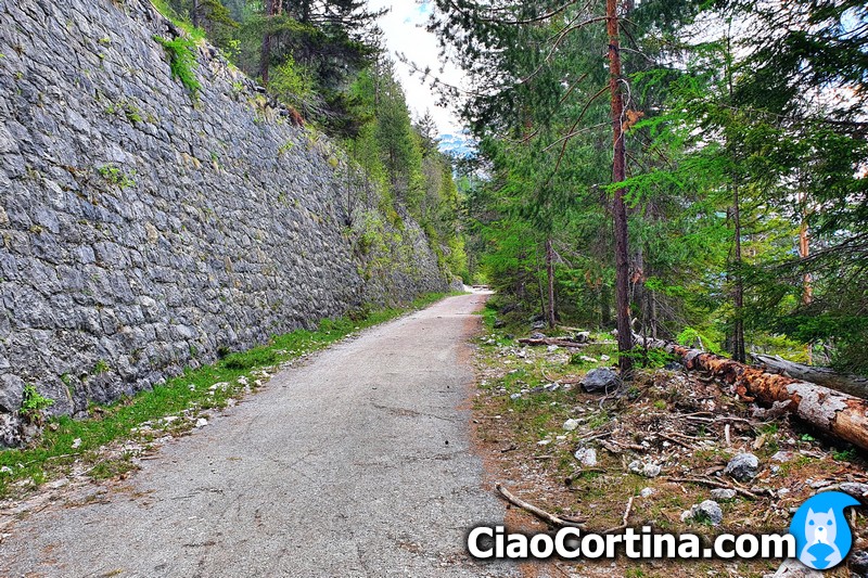 The road towards Prato Piazza
