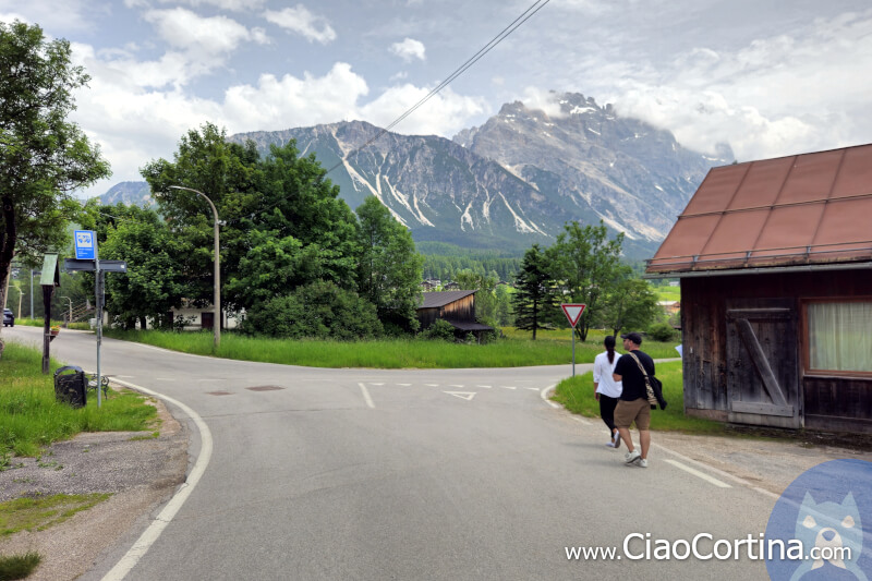 The Campo di Sotto bus stop