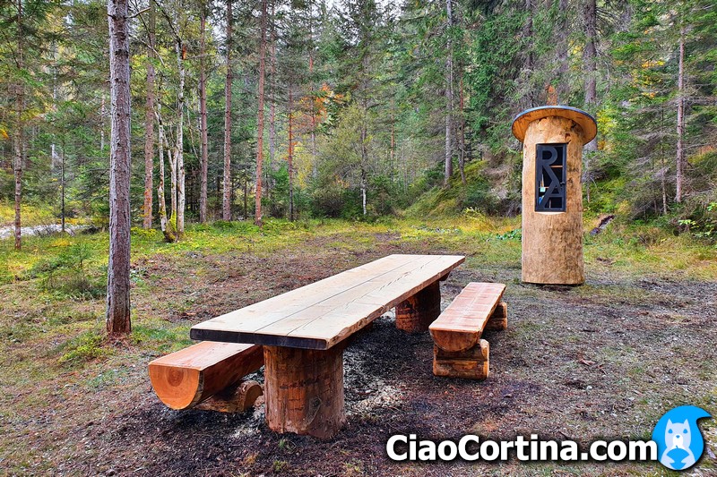 The Librasción, a book crossing in the middle of the forest