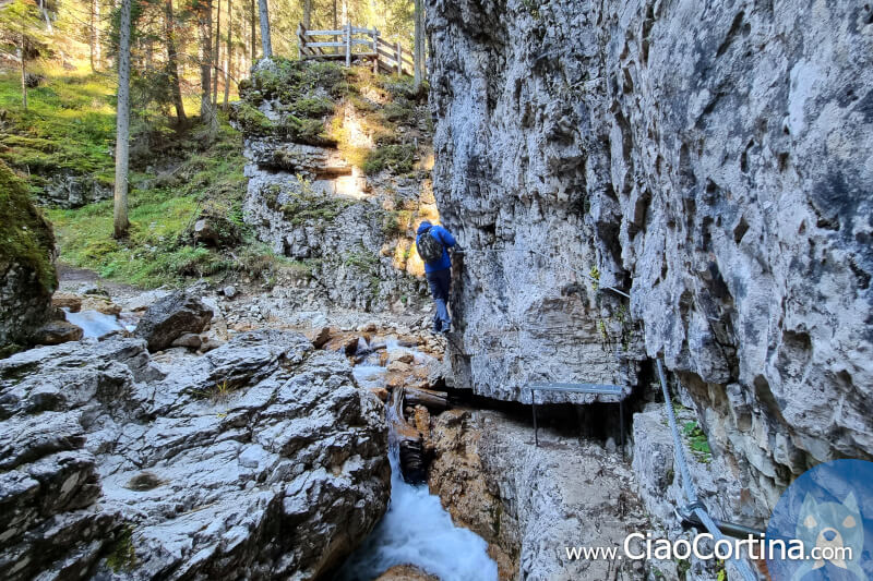 Una semplice ferrata sulle Gores de Federa