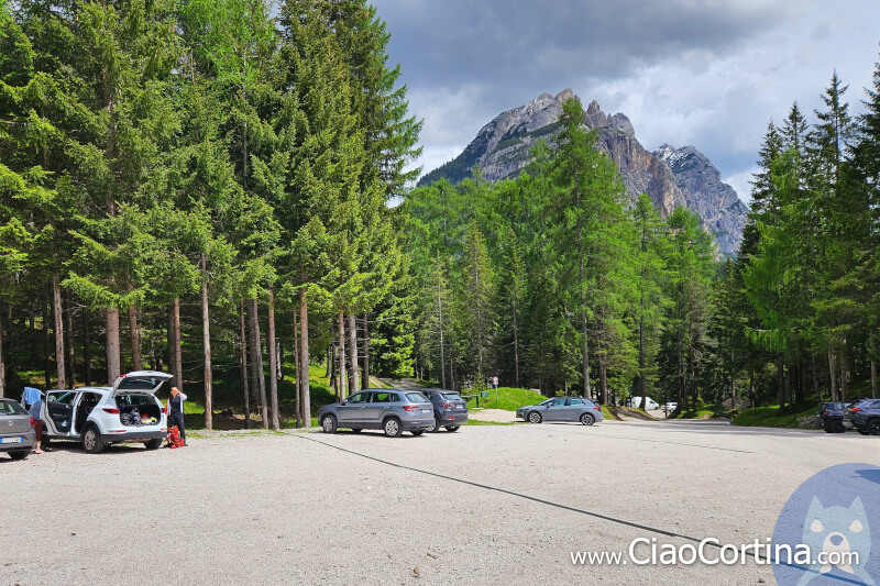 Parking lot of Sant'Uberto