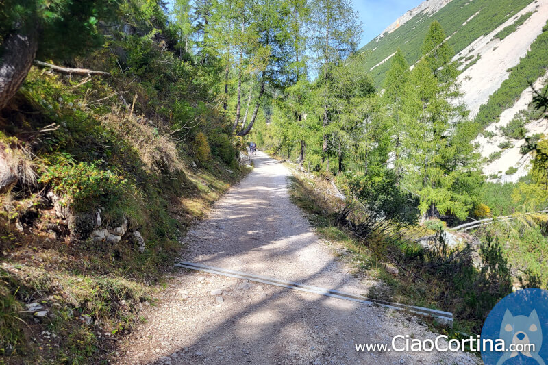 The climb of the Val Salata