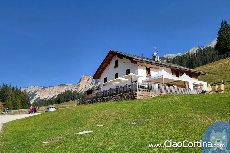 Ra Stua mountain lodge at Cortina d'Ampezzo