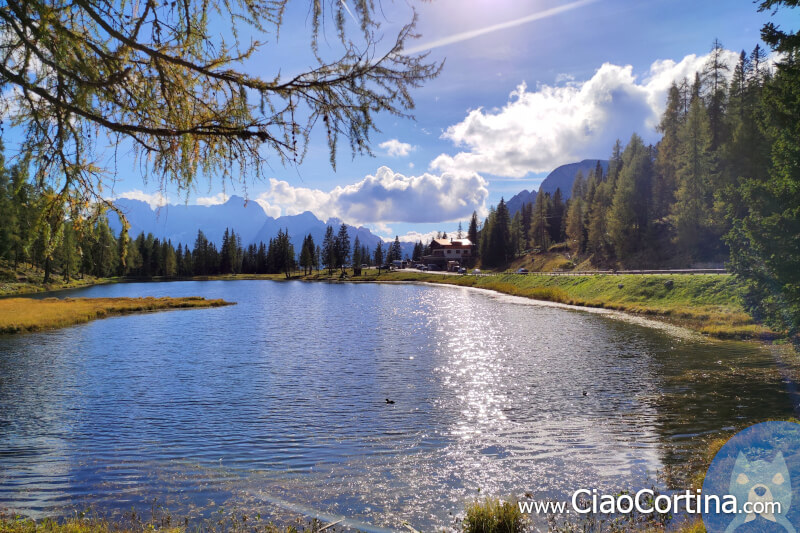 Vista sul Lago Antorno