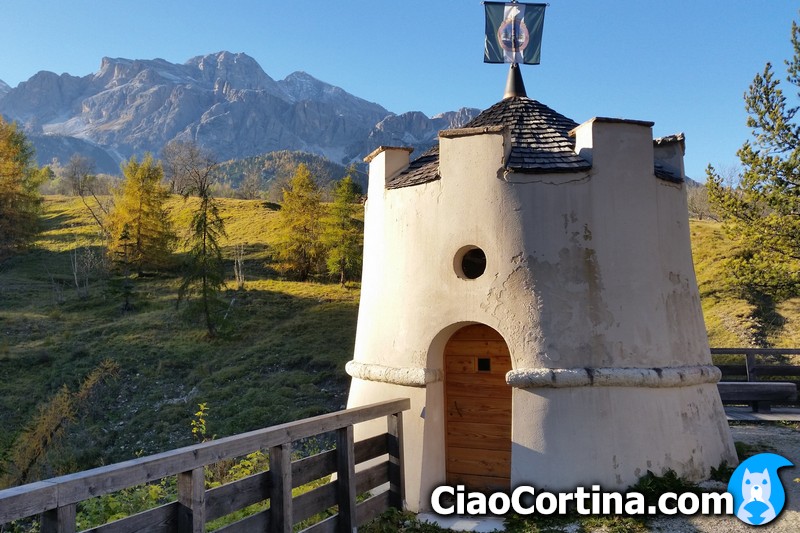 The powder magazine of Cortina d'Ampezzo immediately after the restoration of 2009