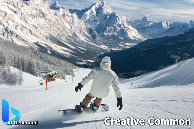 Sciare a Cortina con lo snowboard