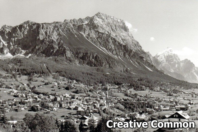 Cartolina storica di Cortina d'Ampezzo