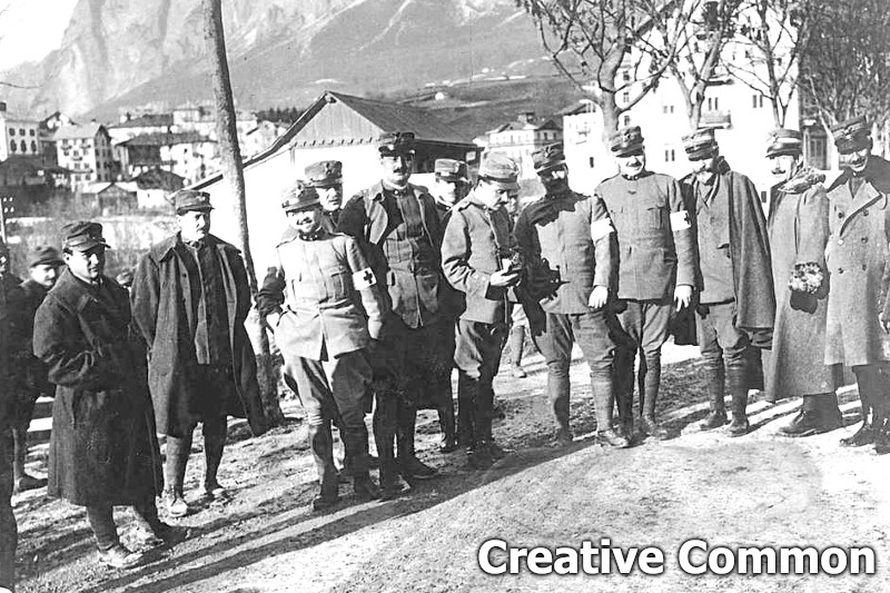 Historical postcard of Cortina d'Ampezzo