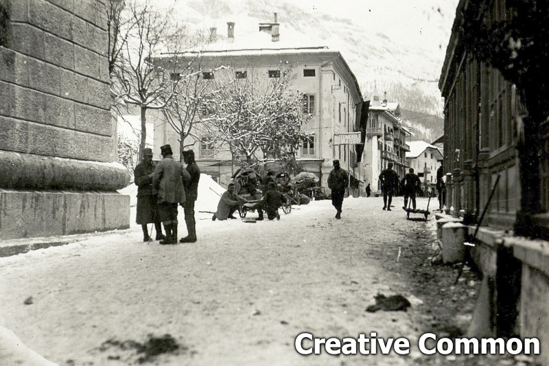 Strade di Cortina ad inizio secolo