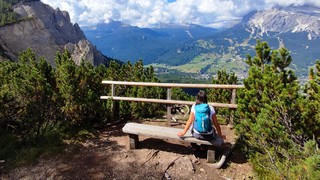 Gita a Cortina il sentiero panoramico Dolomieu in Faloria